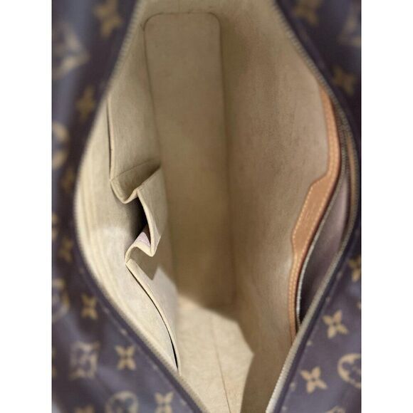 LOUIS VUITTON Luco Brown Monogram LV Logo Canvas Zip Closure Tote - Picture 12 of 16